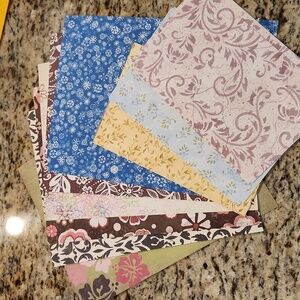 Scrapbook Paper Lot
